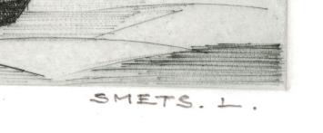 Ets, boten van de Mechelse kunstenaar Léon Smets kopen
