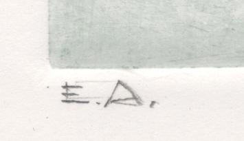 Abstract kunstwerkje op papier