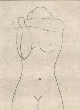 Kunstwerkje op papier van L. Smets