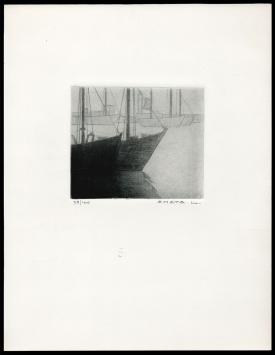 Een ets van de Belgische kunstenaar Léon Smets kopen