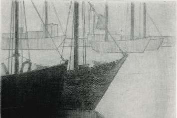 Originele ets van Léon Smets  kopen