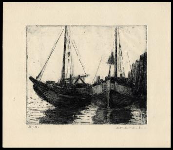 Gravure van de Belgische kunstenaar Léon Smets kopen