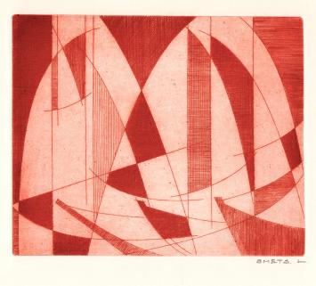 Grafisch kunstwerk van L. Smets