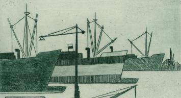 Gesigneerde ets van Léon Smets aankopen