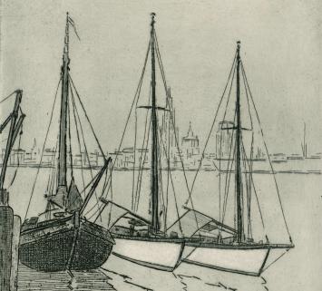 Originele ets van Léon Smets