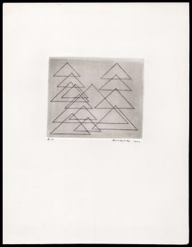 Abstracte ets van de Belgische kunstenaar Léon Smets kopen