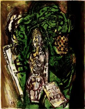 De kunstenaar Shaul Smira als graficus