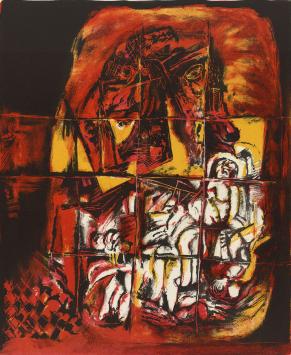 De kunstenaar Shaul Smira als graficus