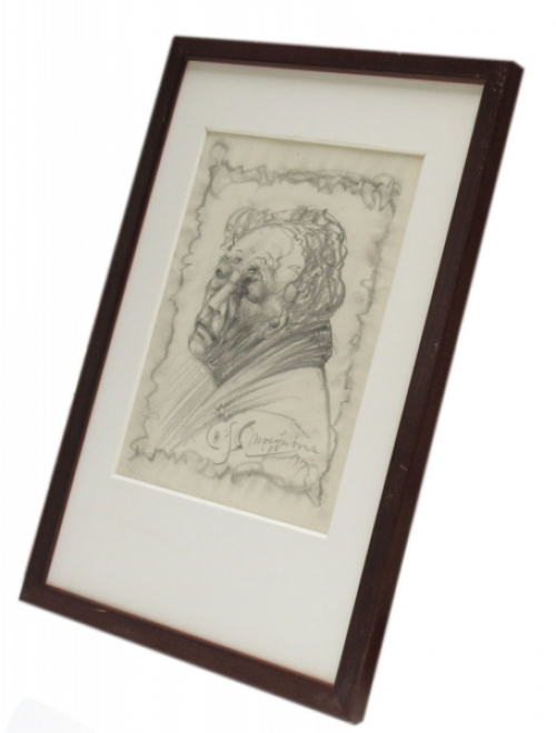 Tekening van Hollandse kunstenaar C. Snoeijerbosch