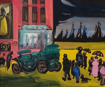 Schilderij Oostendse kunstenaar Gustaaf Sorel