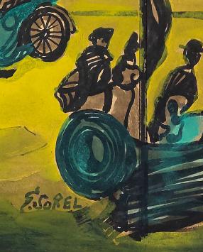 Belgische kunstschilder Gustaaf Sorel