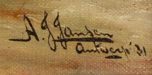 British painter A.J. Jansen