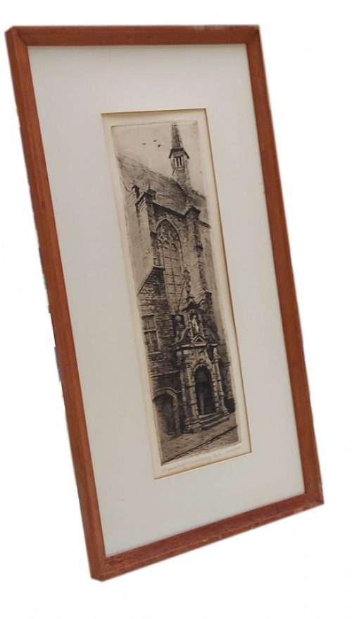 Belgische etser en tekenaar Romain Malfliet