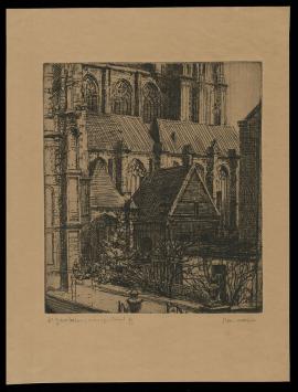 St Jacobstoren, ets van Romain Malfliet