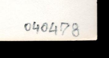 Schaduwtekening, naakte staande dame 04 04 1978