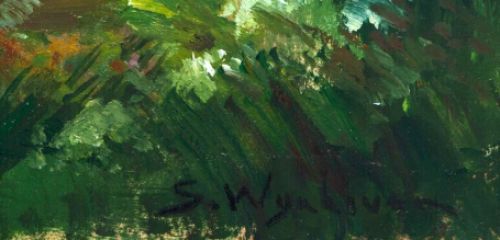 Boom in landschap van Steef Wijnhoven