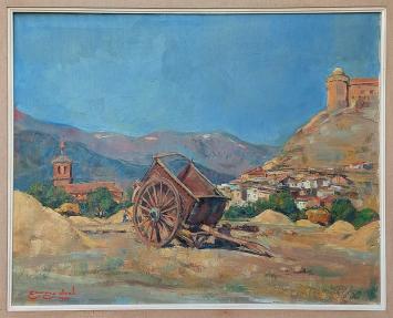 Een groot schilderij van Georges Steel kopen