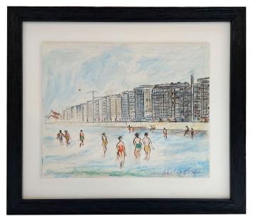 Tekening van de Belgische kunstenaar Stephan Gorus