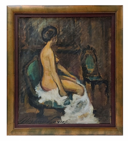 Schilderij van de Belgische kunstenaar Stephan Gorus