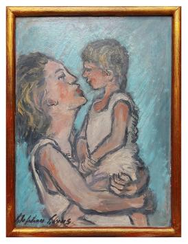 Schilderij van de Belgische kunstenaar Stephan Gorus