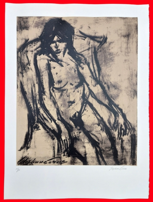 Zeefdruk van Stephan Gorus  een Belgische kunstenaar