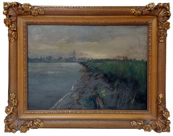 Klein schilderij van Romain Steppe