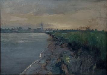 Olieverfschilderij van de Belgische kunstschilder Romain Steppe kopen