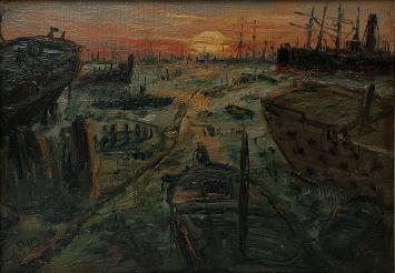 Olieverfschilderij van de Belgische kunstschilder Romain Steppe kopen