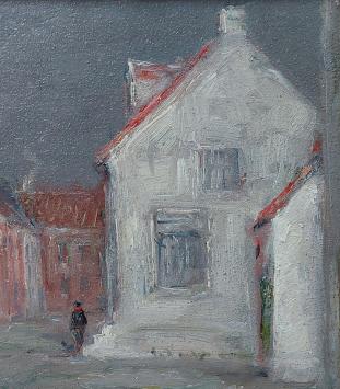 Kerkstraat te St Amands 1922