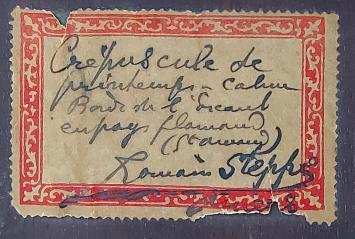 Lenteschemering aan de oever van de Schelde (St-Amands)