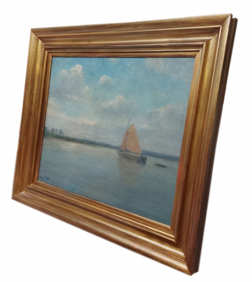 Morgend op de Schelde te St Amands