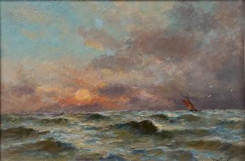 Olieverfschilderij van de Belgische kunstschilder Romain Steppe kopen
