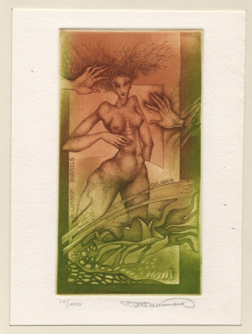 Ex Libris van de graficus Stijn Mommen kopen