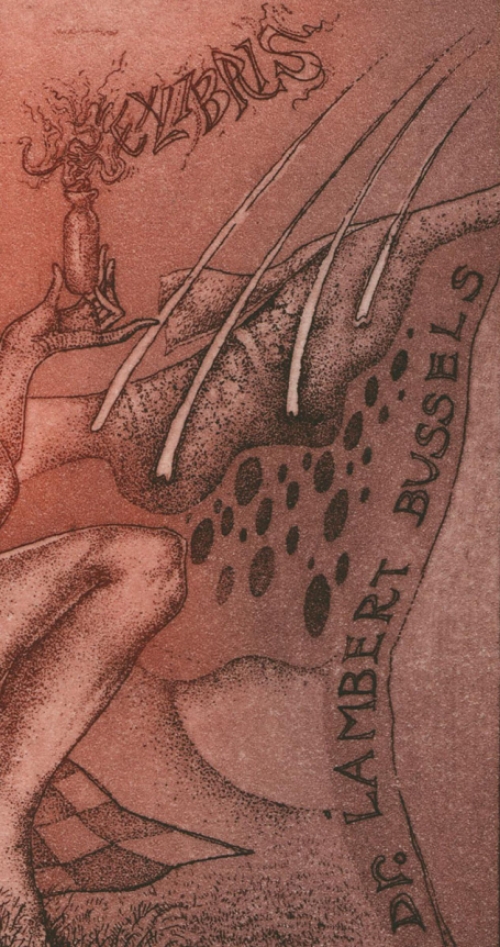 Ex Libris Dr. Lambert Bussels 30/100