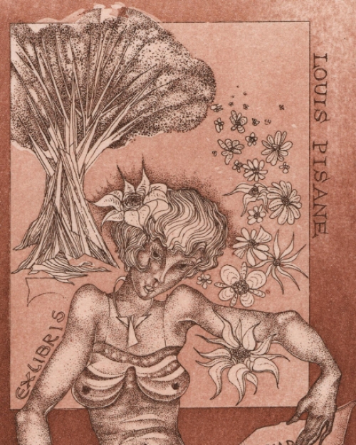 Ex Libris van Louis Pisane