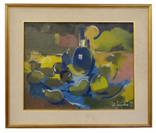 Olieverfschilderij van de Belgische schilder Antoon Luyckx