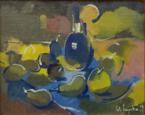 Kunstwerkje, een stilleven van A. Luyckx