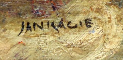 Stilleven met pot, kan en uien