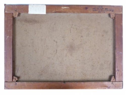 Stilleven met pot, kan en uien