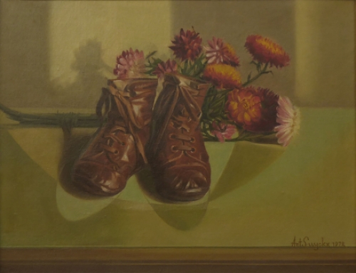 De Belgische schilder Antoon Luyckx