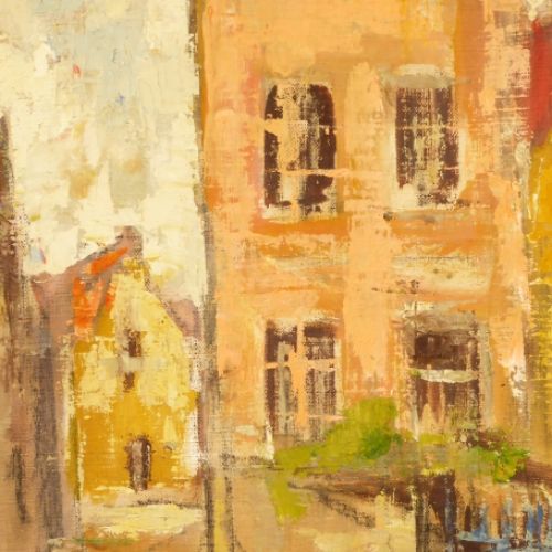 Belgian painter Edmond de Meulenaere