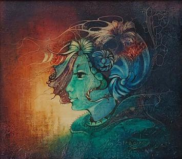 Belgische schilderes Jin Stragier