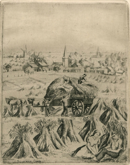 Gesigneerde ets van Suzanne Cocq kopen