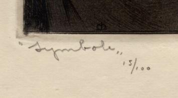 Symbole et pour eux les glands!  1934 15/100