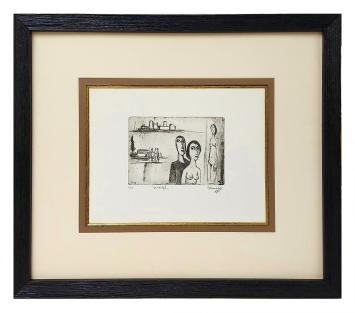 Ets geëtst door Belgische kunstenaar Theo Humblet