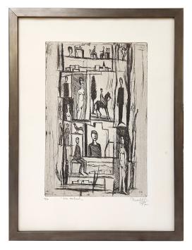 Ets geëtst door Belgische kunstenaar Theo Humblet