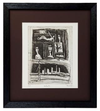 Ets geëtst door Belgische kunstenaar Theo Humblet