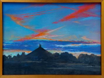 Hough Teresa Beth, Amerikaanse kunstenares met een kunstwerkje