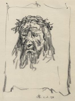 Houtskooltekening uit 1938 van de kunstenaar Armand Jamar