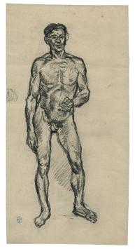 Tekening van Belgische kunstschilder Lucien van der Borcht